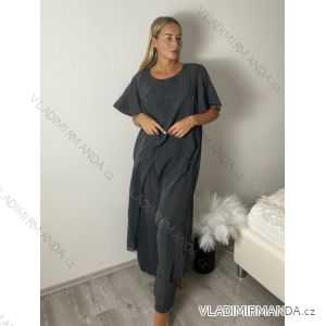 Set lange Jogginghosen und langärmliges Sweatshirt für Frauen (UNI S / L) TURKISH FASHION IMK20148