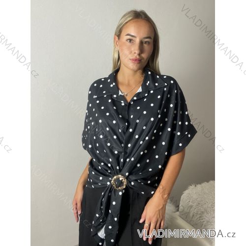 Klassisches 3/4 Langarmshirt für Damen, Übergröße (50/52/54 ONE SIZE) ITALIAN FASHION IMWDL252349