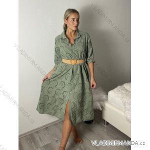 Langes ärmelloses Sommerkleid für Damen (Einheitsgröße S/M) ITALIAN FASHION IMPDY22LS16208