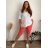 Langarm-Oversize-Shirt für Damen in großen Größen (XL/2XL ONE SIZE) ITALIAN FASHION IMBM23015 54/56/58 weiß