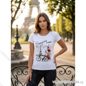 T-Shirt Kurzarm Frauen (UNI S-M) ITALIENISCHE MODE IMM23BR2415-16/DUR
