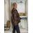 Ärmellose Jacke mit langen Ärmeln (uni sl) ITALIENISCHE Mode IMC17326 S schwarz