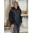 Ärmellose Jacke mit langen Ärmeln (uni sl) ITALIENISCHE Mode IMC17326 S schwarz