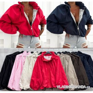 Langärmlige Bomberjacke für Damen (Einheitsgröße S/M/L) ITALIAN FASHION IMWD23470