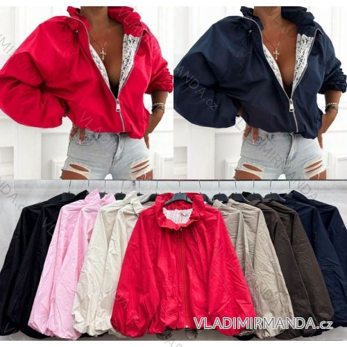 Langärmlige Bomberjacke für Damen (Einheitsgröße S/M/L) ITALIAN FASHION IMWD23470