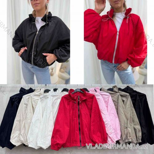 Langärmlige Bomberjacke für Damen (Einheitsgröße S/M/L) ITALIAN FASHION IMWD23470