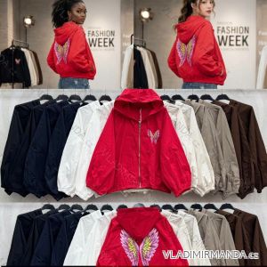 Langärmlige Bomberjacke für Damen (Einheitsgröße S/M/L) ITALIAN FASHION IMWD23470