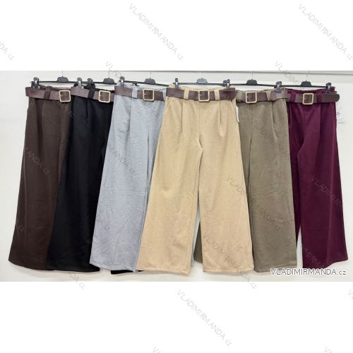 Elegante Hose mit Gürtel für Damen  (L/XL/XXL ONE SIZE) ITALIAN FASHION IM4260242