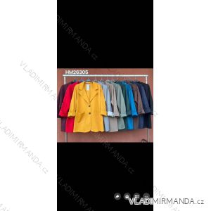 Damen-Langarmjacke in Butterscotch (Einheitsgröße 54/56/58) ITALIENISCHE MODE IM4260251