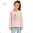 Langarm-T-Shirt für Mädchen (98-128) KUGO WK1225