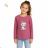 Langarm-T-Shirt für Mädchen (98-128) KUGO WK1225