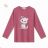Langarm-T-Shirt für Mädchen (98-128) KUGO WK1225