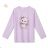 Langarm-T-Shirt für Mädchen (98-128) KUGO WK1225