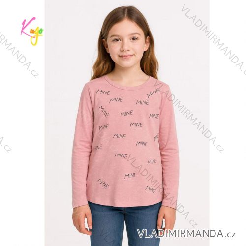Langarm-T-Shirt für Mädchen (134-164) KUGO WL0945