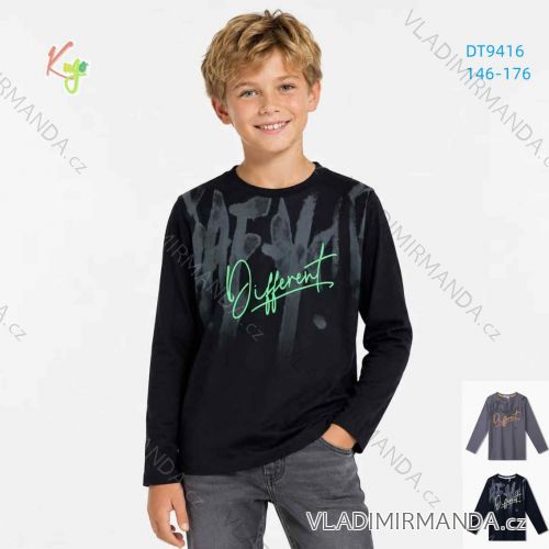 Langarm-T-Shirt für Jungen (146-176) KUGO DT9416