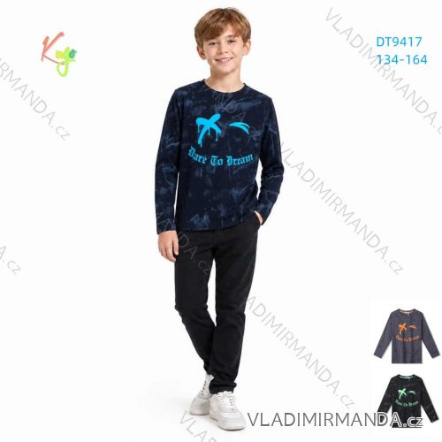 Langarm-T-Shirt für Jungen (134-164) KUGO DT9417