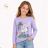 Langarm-T-Shirt für Mädchen (134-164) KUGO MS7103