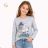 Langarm-T-Shirt für Mädchen (134-164) KUGO MS7103