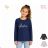 Langarm-T-Shirt für Mädchen (134-164) KUGO PC2537