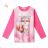 Langarm-T-Shirt für Mädchen (98-128) KUGO ST3618