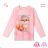Langarm-T-Shirt für Mädchen (98-128) KUGO ST3618