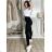 Lange Lederleggings für Damen (S/M-XL/2XL) MIEGO PMWLL26HL-4/DR S / M schwarz