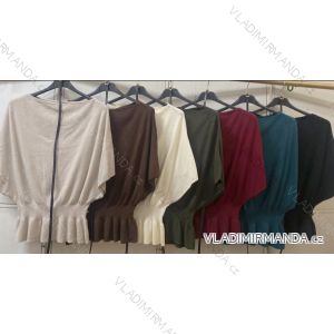 Oversize-Langarmpullover für Damen (Einheitsgröße 46/48/50) Italienische Mode IMC25535