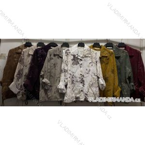 Damen-Langarmshirt, Oversize (L/XL/XXL, Einheitsgröße), italienische Mode, IMC260243