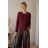 Damen-Strickpullover mit langen Ärmeln und Knöpfen (Einheitsgröße S/M/L) ITALIENISCHE MODE IMC260246