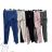 Baggy Pants lange Frauen (UNI S-M) ITALIENISCHE MODE IMD20250 S / M schwarz