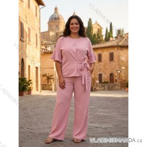 Elegantes Damen-Oversize-Set (Einheitsgröße 40-48) POLISH FASHION PMLBL26002/DUR