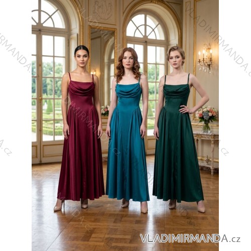 Elegantes, trägerloses Kleid für Damen (XS/S/M) ITALIAN FASHION IM326101 XS/S/M petrolblau