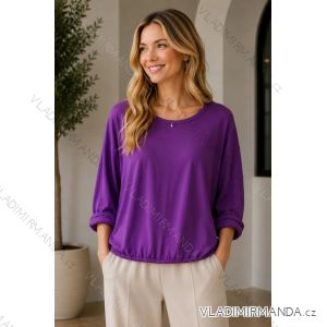 Damen-Langarmshirt Oversize (42/44/46 Einheitsgröße) ITALIENISCHE MODE IMC260270