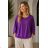 Damen-Langarmshirt Oversize (42/44/46 Einheitsgröße) ITALIENISCHE MODE IMC260270