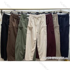 Lange Damenhose mit Gummizug (40/42/44, Einheitsgröße) ITALIENISCHE MODE IMC260274