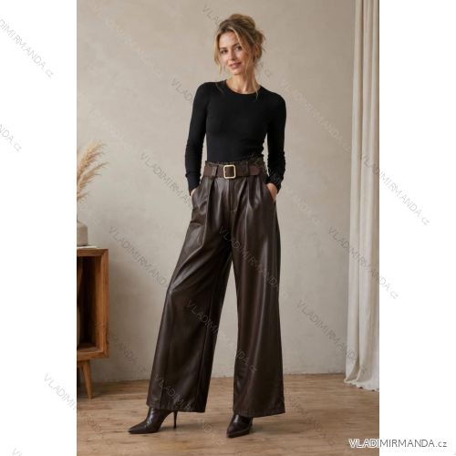 Kunstlederhose mit Gürtel (42/44/46, Einheitsgröße) ITALIENISCHE MODE IMC260280