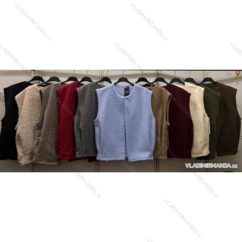 Ärmellose Damenweste (L/XL, Einheitsgröße) ITALIENISCHE MODE IMC260283