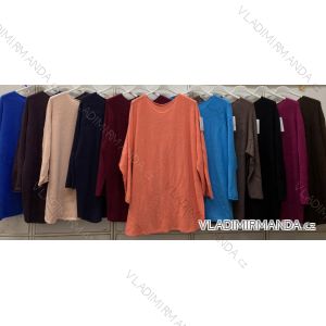 Oversize-Langarmpullover für Damen (44/46/48/50/52, Einheitsgröße) Italienische Mode IMC260252