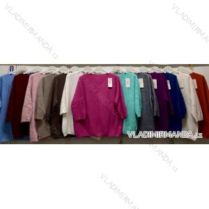 Oversize-Strickpullover für Damen mit langen Ärmeln (Einheitsgröße 42/44/46/48/50) Italienische Mode IMC260259