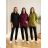 Oversize-Hoodie für Damen mit langen Ärmeln (50/52/54, Einheitsgröße), italienische Mode, IM4260313
