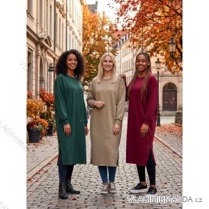 Oversize-Sweatshirt für Damen (46/48/50, Einheitsgröße) Italienische Mode IM4260303