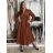 Damen Stretchhose SAŠA (S/M/L Einheitsgröße) ITALIAN FASHION IM5260017/DUR S / M / L / XL rot Ziegel