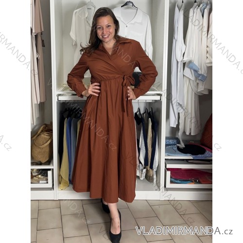 Damen Stretchhose SAŠA (S/M/L Einheitsgröße) ITALIAN FASHION IM5260017/DUR S / M / L / XL rot Ziegel