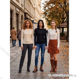 Langarm-T-Shirt für Damen (S/M EINHEITSGRÖSSE) ITALIAN FASHION IMPDY23HH2321/LS16577