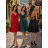 Elegantes Damen-Partykleid mit langen Ärmeln (S/M ONE SIZE) ITALIAN FASHION IM322282