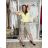 Sommer-Stretch-Shorts für Damen (S/M/L) ITALIAN FASHION IMS24006 S / M / L dunkelbeige