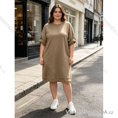Elegante Jogginghose mit Gürtel, Damengröße Oversize (42/44/46, Einheitsgröße), italienische Mode, IM4260310