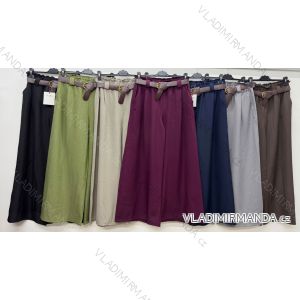 Elegante Jogginghose mit Gürtel, Damengröße Oversize (42/44/46, Einheitsgröße), italienische Mode, IM4260310