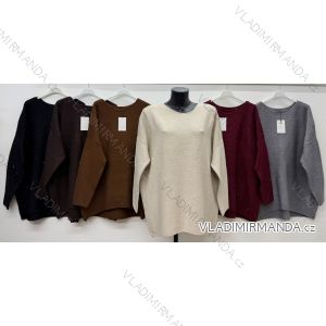 Elegante Jogginghose mit Gürtel, Damengröße Oversize (42/44/46, Einheitsgröße), italienische Mode, IM4260310