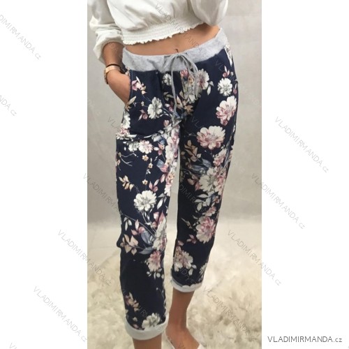 Hose tepláky dámské (uni l-xll) ITALIENISCHE MODA IMC19078 L / XL dunkelblau